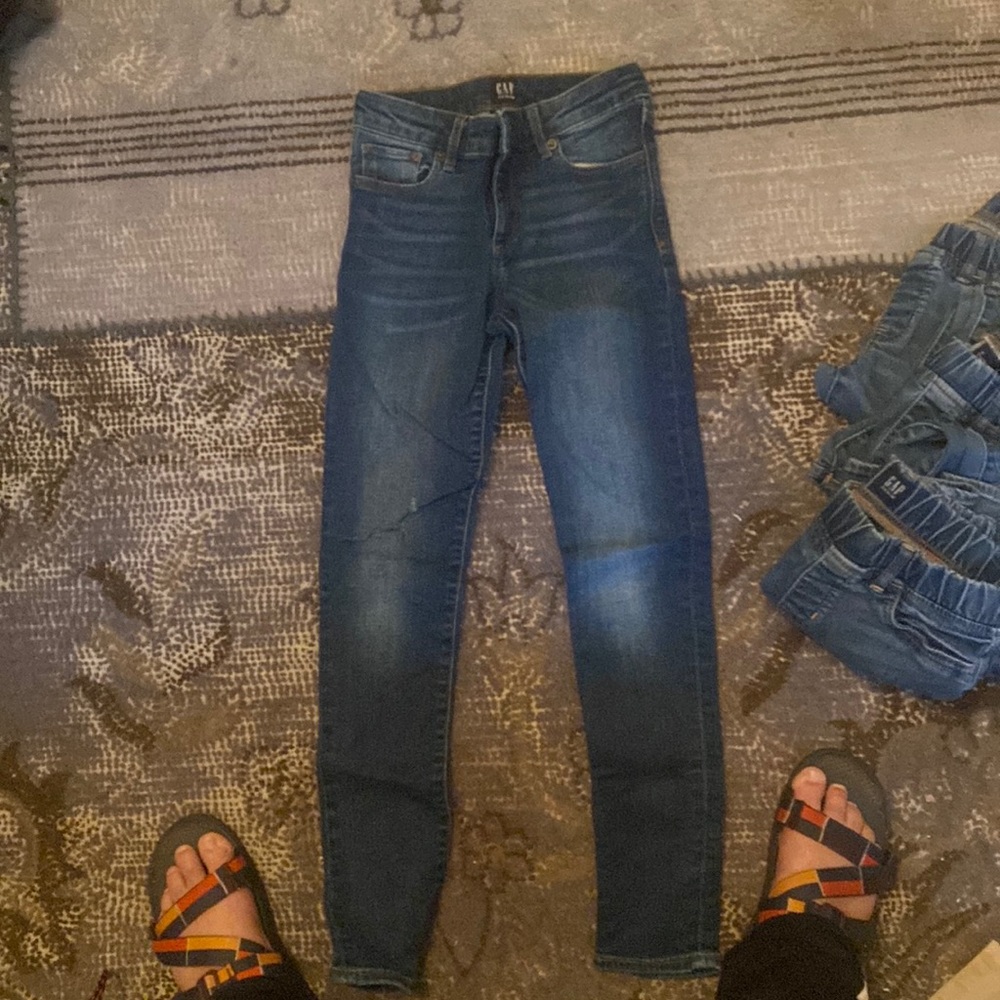Gap size 10 stretch super skinny jeans